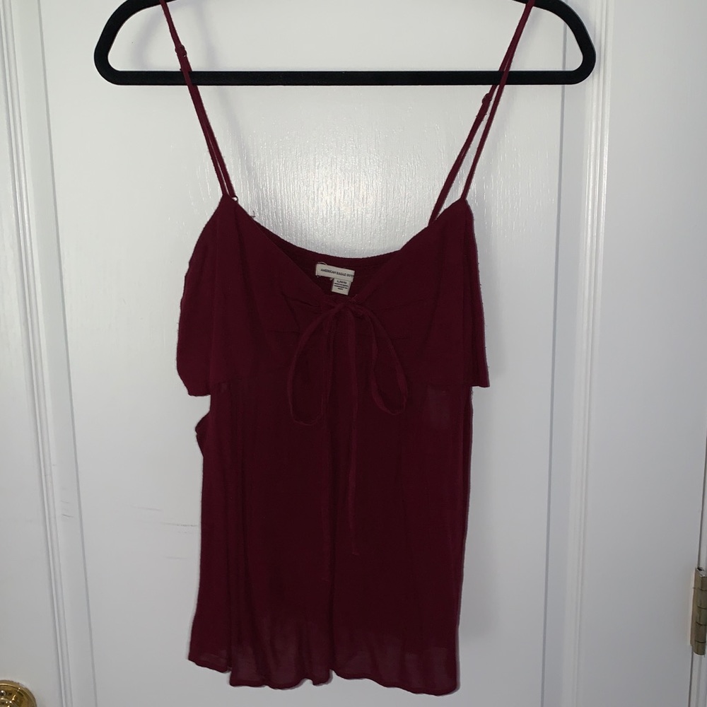 Maroon tank top